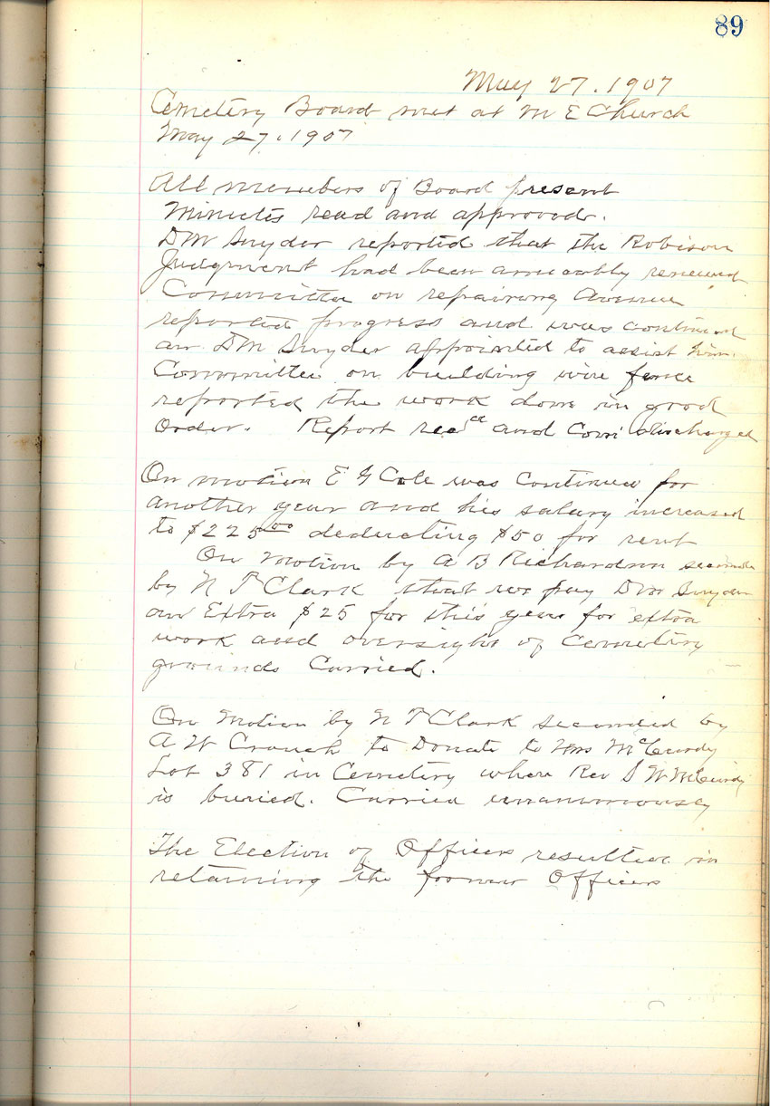 minute book